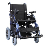 KCare Karma KP25.2 Power Wheelchair Diamond Blue and Black - Australian Assistive Technology Centre