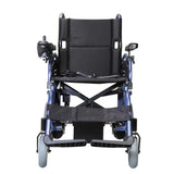 KCare Karma KP25.2 Power Wheelchair Diamond Blue and Black - Australian Assistive Technology Centre