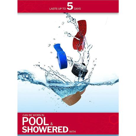 THERABAND Kinesiology Tape, 5.1cm x 5m, 6 Rolls, Blue-Blue - Australian Assistive Technology Centre