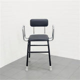 Kitchen Propping Stool with Removable Armrests-Black