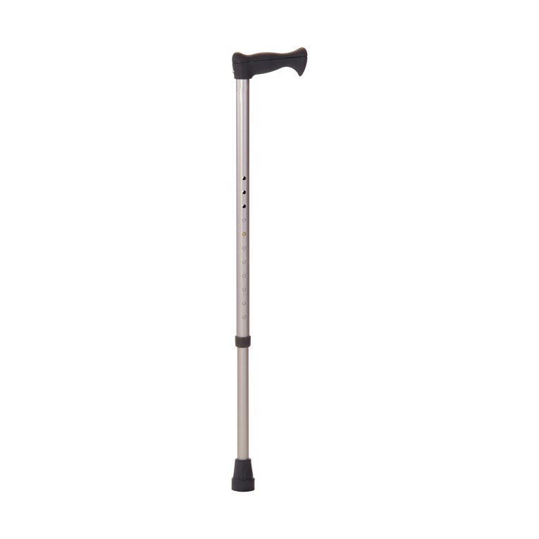 Cane Aluminium Plastic Handle Straight Neck , Medium