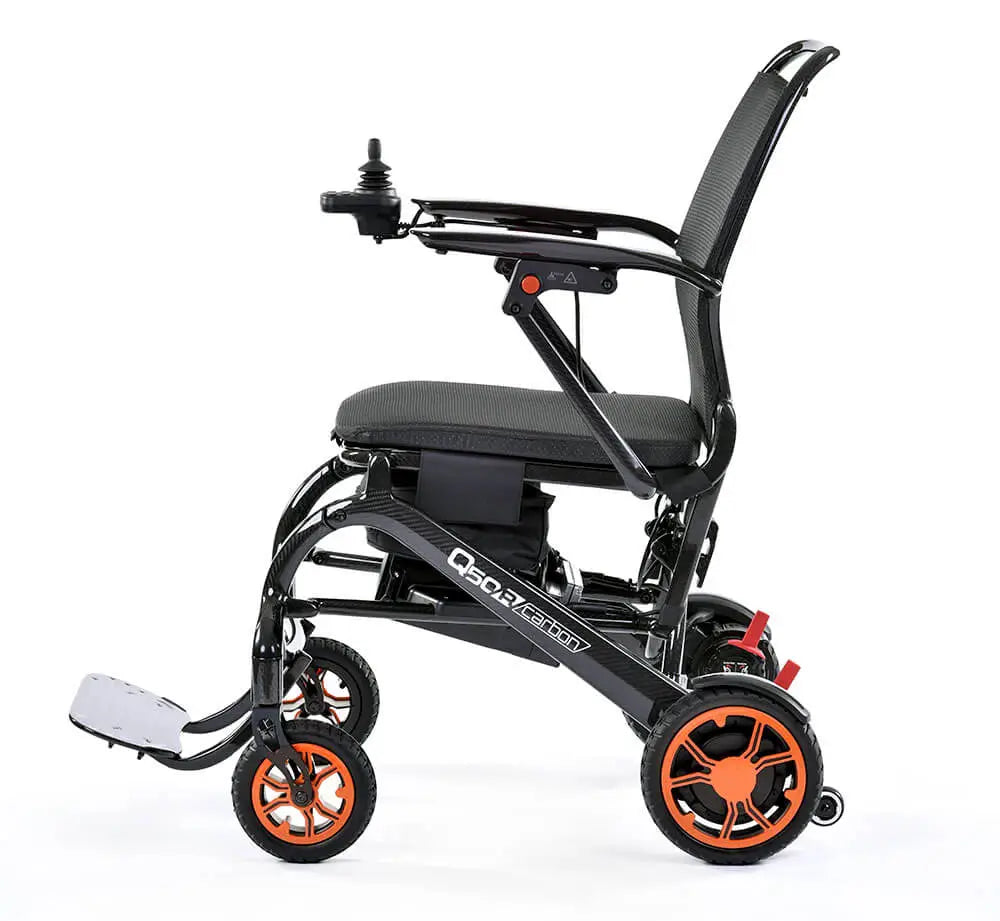 Sunrise Quickie Q50 R Carbon Folding Power Wheelchair - Australian Assistive Technology Centre