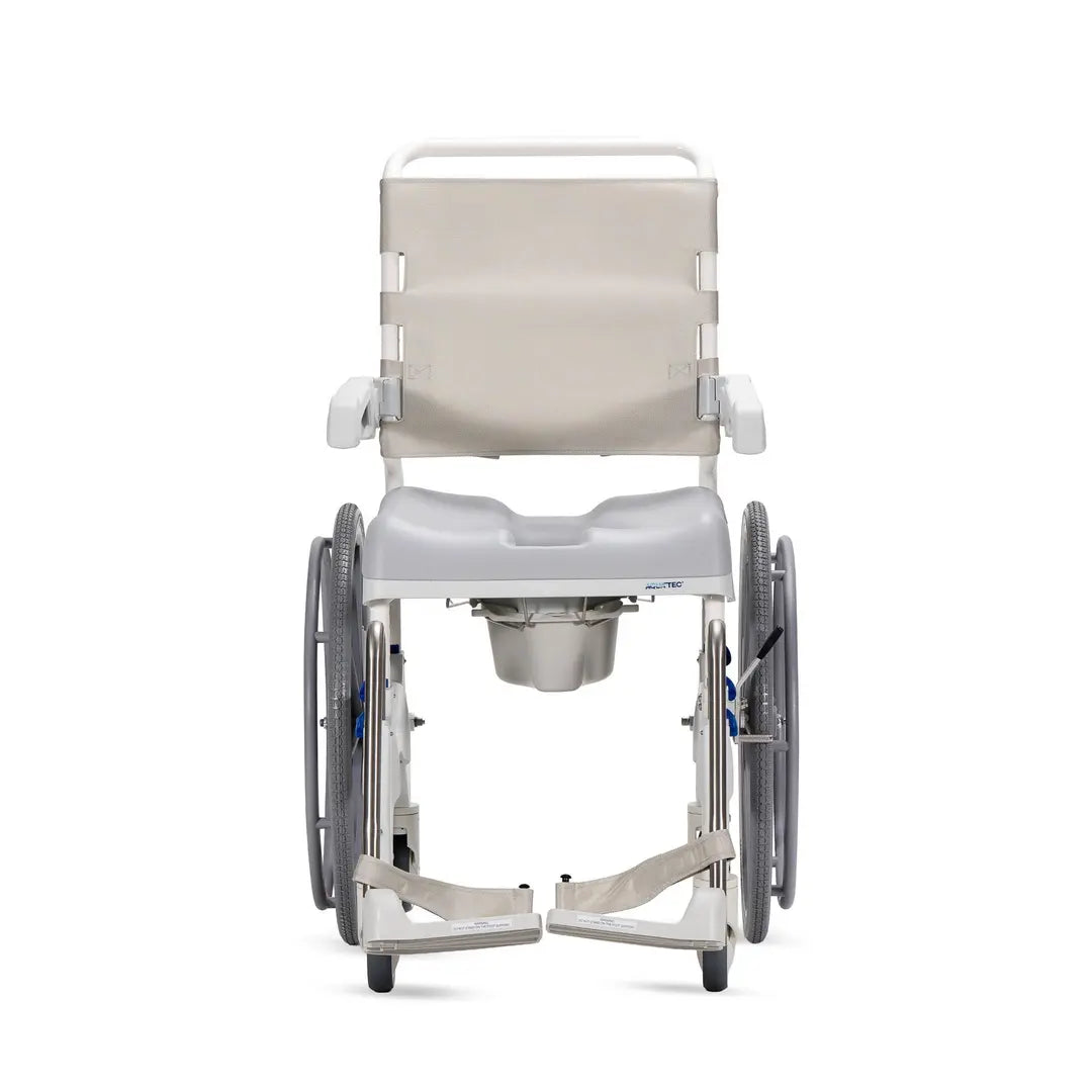 KCare Aquatec Ocean Ergo Self Propelled Commode - Australian Assistive Technology Centre