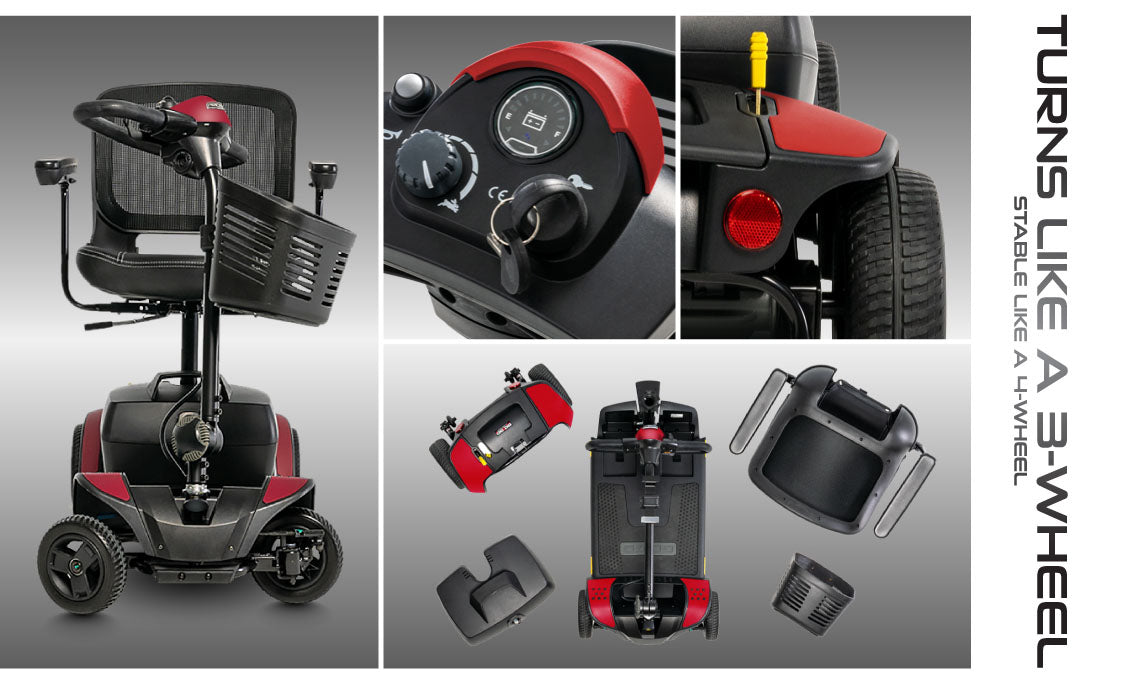 Go Go Elite Traveller 2 -  4-Wheel - Australian Assistive Technology Centre