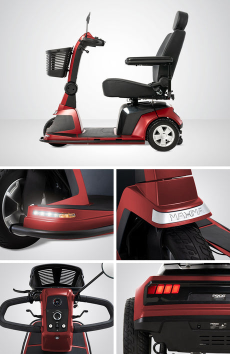 Pride Maxima HD Scooter - Blue - Australian Assistive Technology Centre
