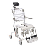 Etac Swift Mobil-2 Tilt In Space Mobile Shower Commode with Pan Holder