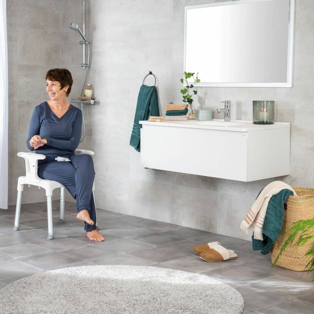 Etac Swift Shower Stool/ Shower Chair – Armrests