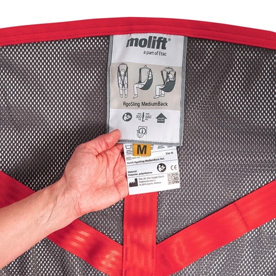 Molift RgoSling Net – Bathing (MediumBack & HighBack) Sling