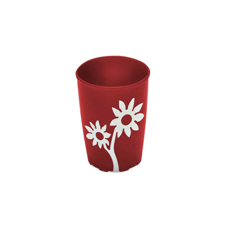 Ornamin Non Slip Cup, Flower Design - Australian Assistive Technology Centre