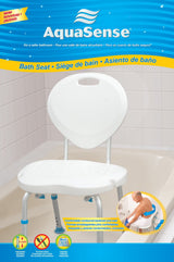AquaSense Adjustable Bath Seat with Back