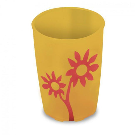 Ornamin Non Slip Cup, Flower Design - Australian Assistive Technology Centre