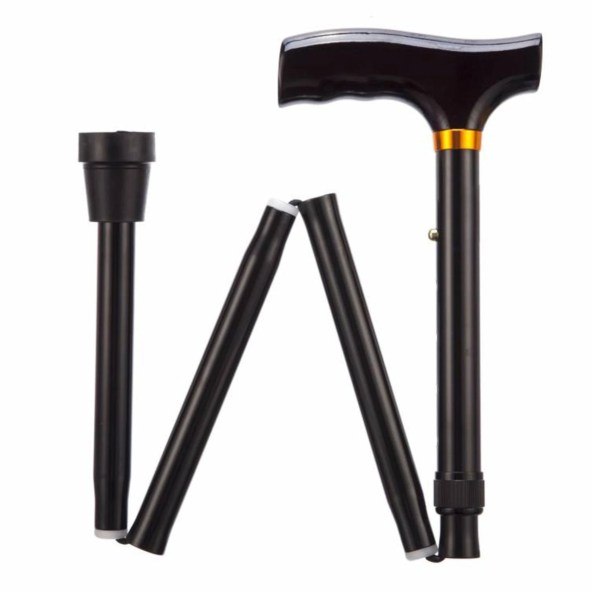 Days Folding Walking Stick, Large, Black