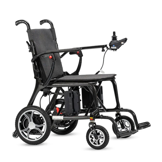 Merits Rothcare Lite Ryder Carbon Fibre Folding Powerchair - Australian Assistive Technology Centre
