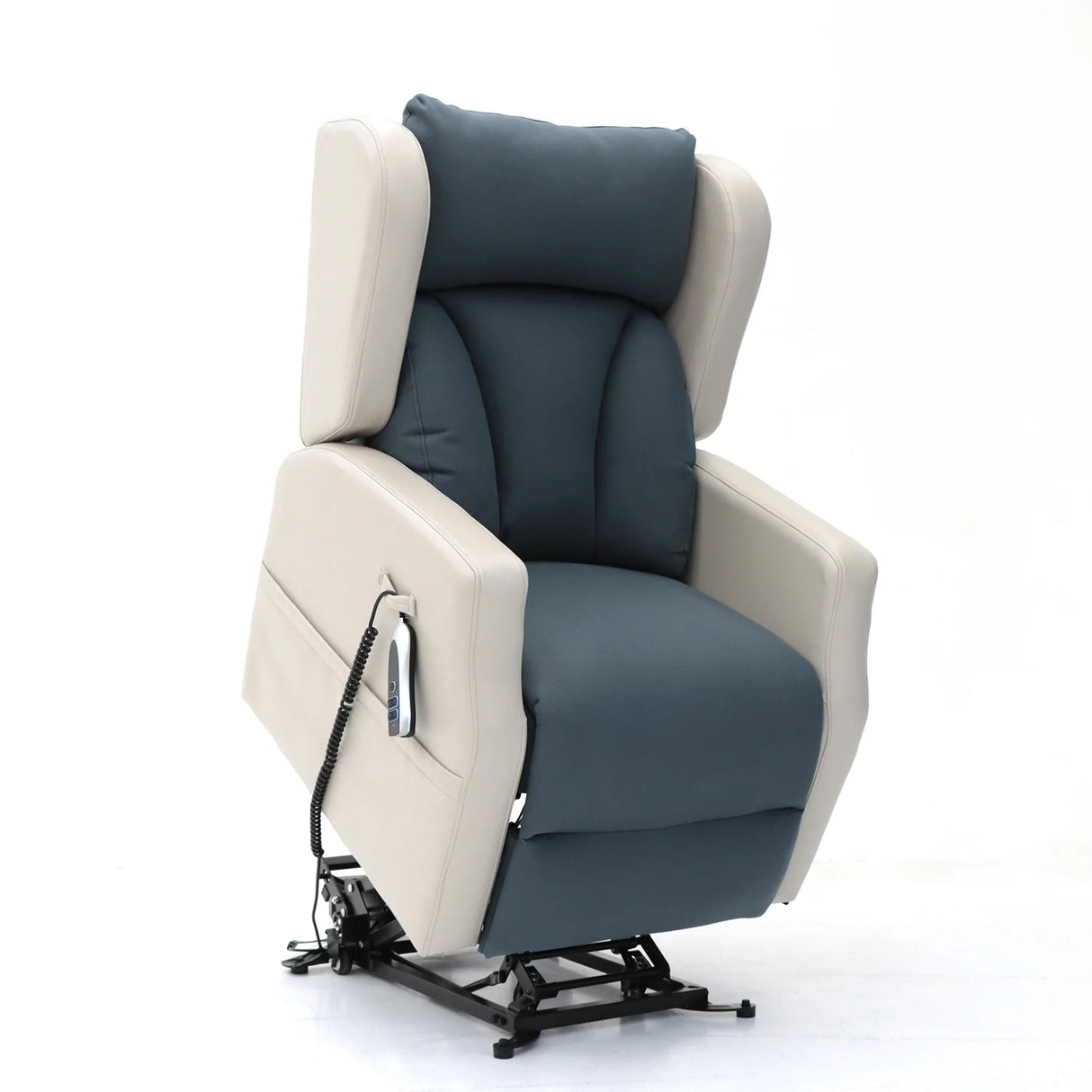 Recliner Chair With Dual Motor and easy move casters