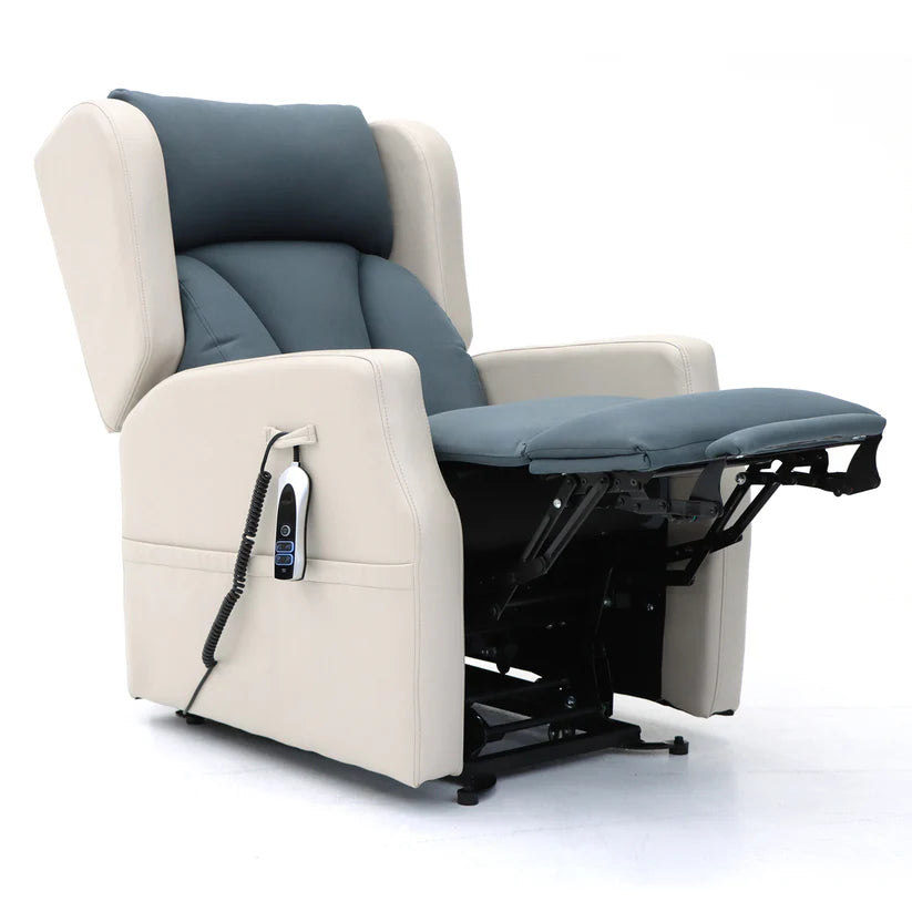 Recliner Chair With Dual Motor and easy move casters