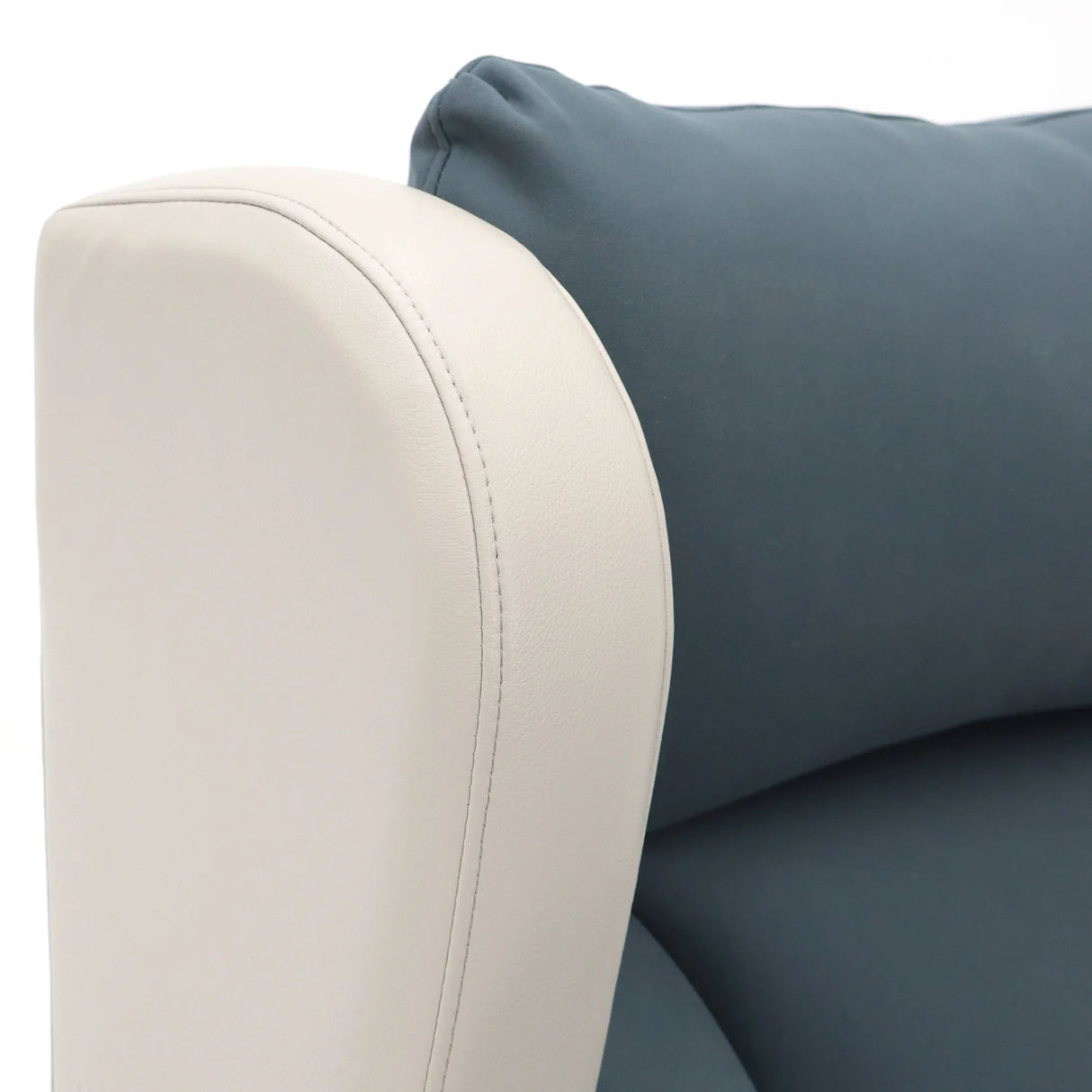 Recliner Chair With Dual Motor and easy move casters