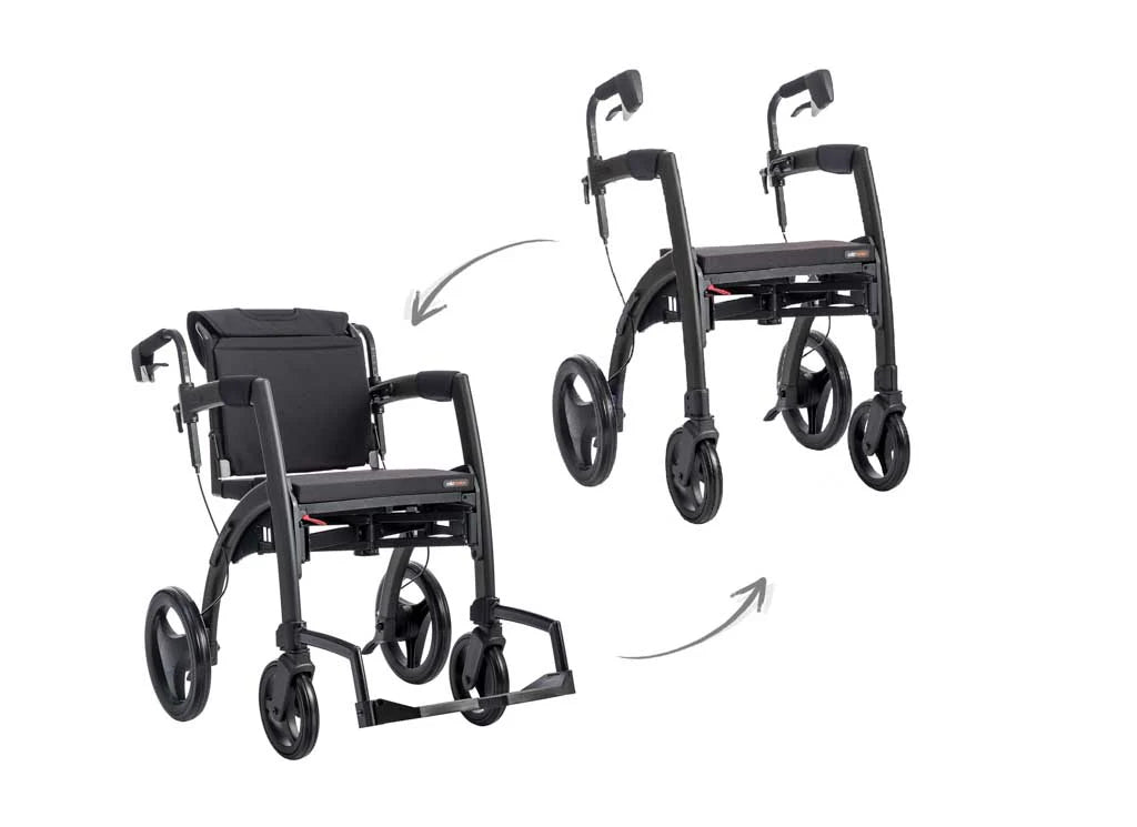 Rollz Motion 2-in-1 Walker Wheelchair - Australian Assistive Technology Centre