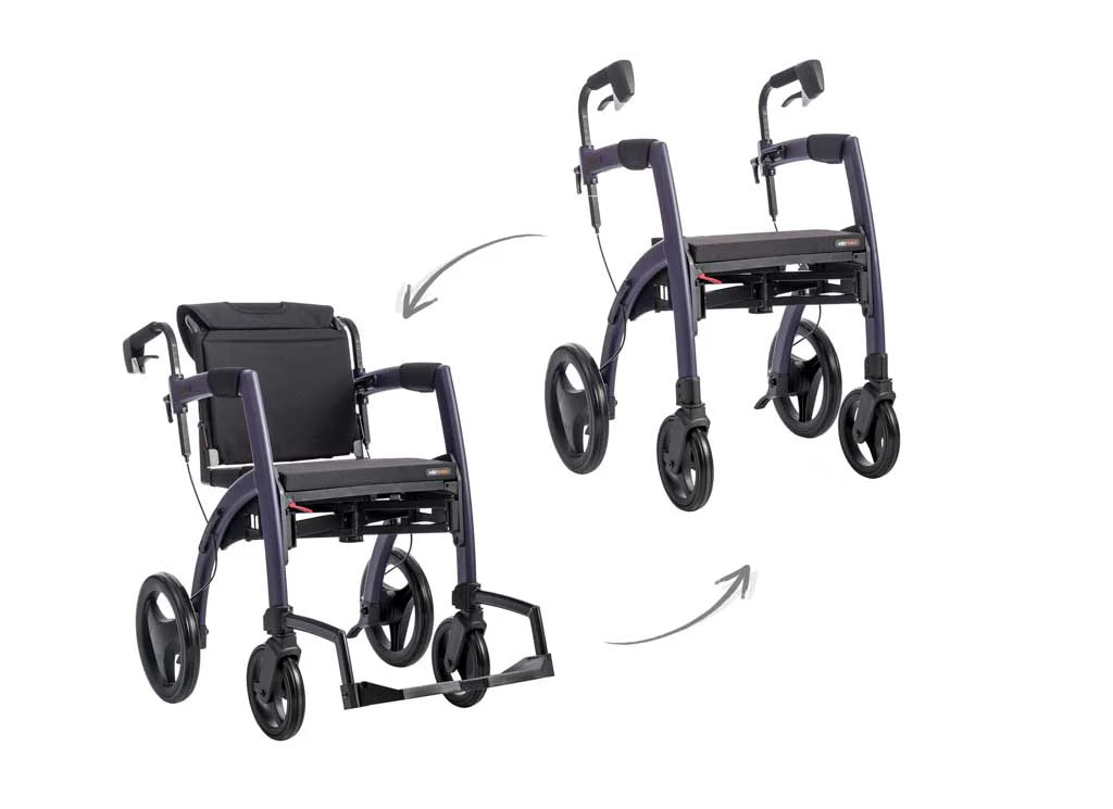 Rollz Motion 2-in-1 Walker Wheelchair - Australian Assistive Technology Centre