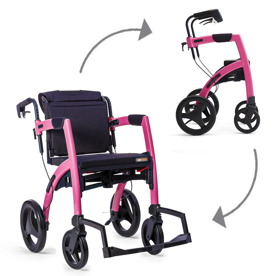 Rollz Motion 2-in-1 Walker Wheelchair - Australian Assistive Technology Centre