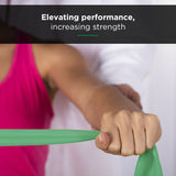 THERABAND Resistance Exercise Bands, Beginner Home Pack, contains Yellow, Red, Green 1.5m bands