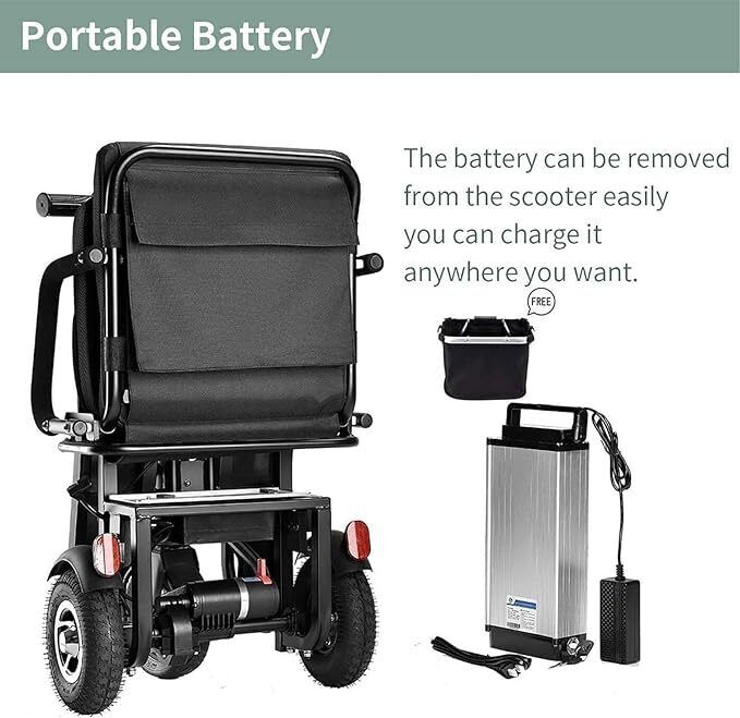 3 Wheel Mobility Power Scooter Electric Foldable