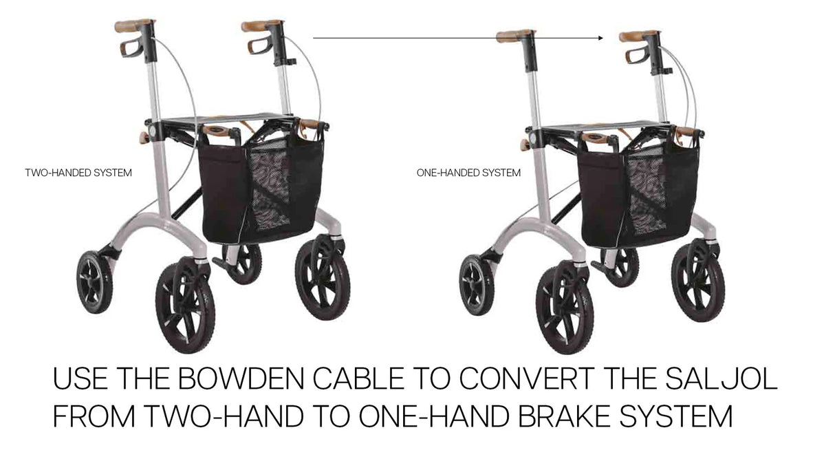 Saljol Bowden Cable - long brake cable for Saljol Walkers - Australian Assistive Technology Centre