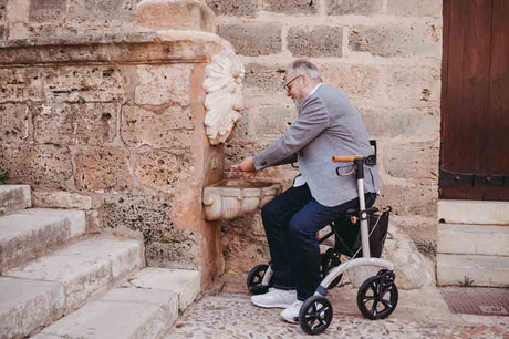 Saljol Aluminium Rollator - Australian Assistive Technology Centre