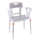 King Shower Seat With Back & Armrests - Australian Assistive Technology Centre