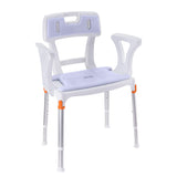 King Shower Seat With Back & Armrests - Australian Assistive Technology Centre