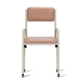 KCare Economy Bedside Commode with Removable Seat Adjustable Depth Fawn Vinyl - Australian Assistive Technology Centre