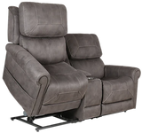 Kennington Twin Seat Sofa - Dual Motor -Stonewash (Gun Metal) - Australian Assistive Technology Centre