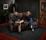 Kennington Twin Seat Sofa - Dual Motor -Stonewash (Gun Metal) - Australian Assistive Technology Centre