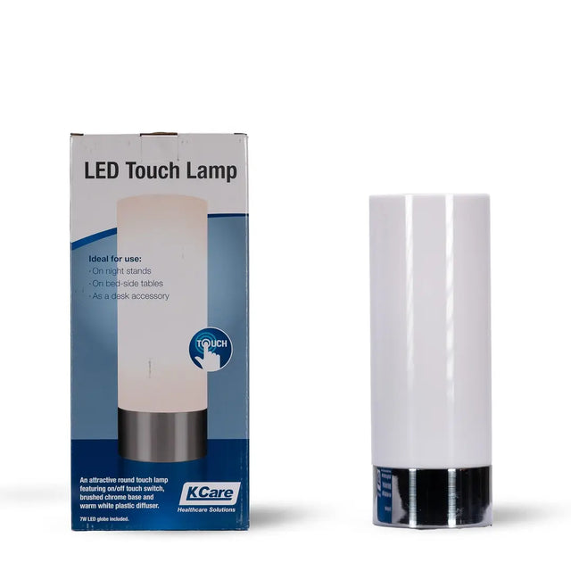 KCare Round Touch Lamp On/Off with Acrylic Shade - Australian Assistive Technology Centre