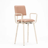 KCare Kitchen Stool with Arms Vinyl - Knock Down - 350mm - SWL 110kg - Australian Assistive Technology Centre