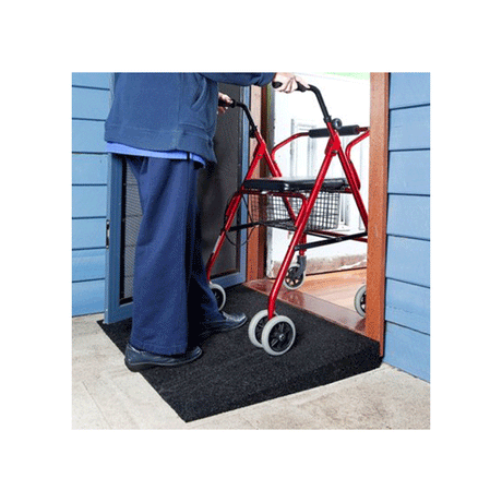 Tyrex 1000mm Rubber Threshold Ramp with 1:10 Gradient - Australian Assistive Technology Centre