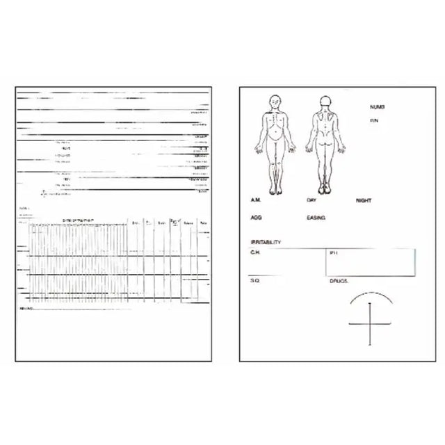 Sample History Card Patient History Card