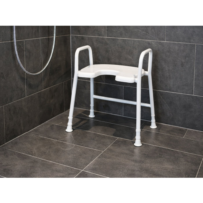 Days Aluminium Shower Stool With Arms