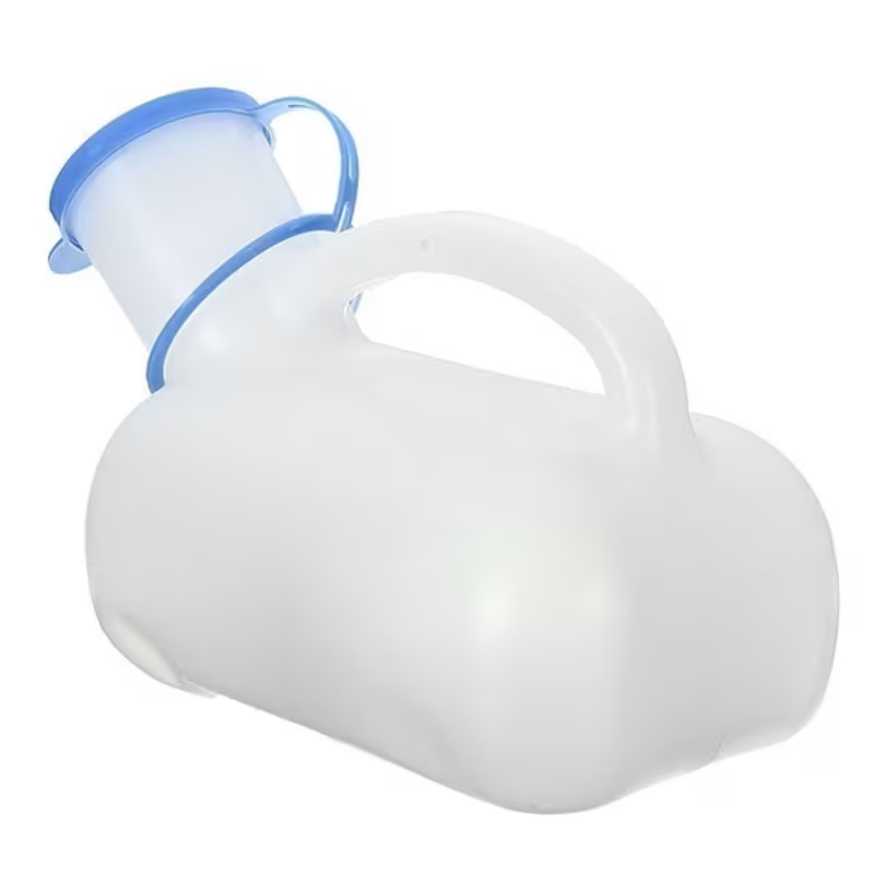 Unisex Urinal Bottle with Female Attachment & Lid - Australian Assistive Technology Centre